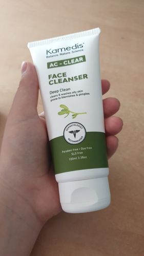 Customer photo review of ג'ל ניקוי טיפולי לעור שמן הנוטה לפצעונים | AC - CLEAR FACE CLEANSER