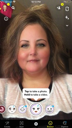 Customer photo review of Diamond hoop earrings