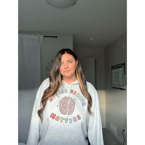 Customer photo review of Mental Health Matters (Brain) -- Hoodie