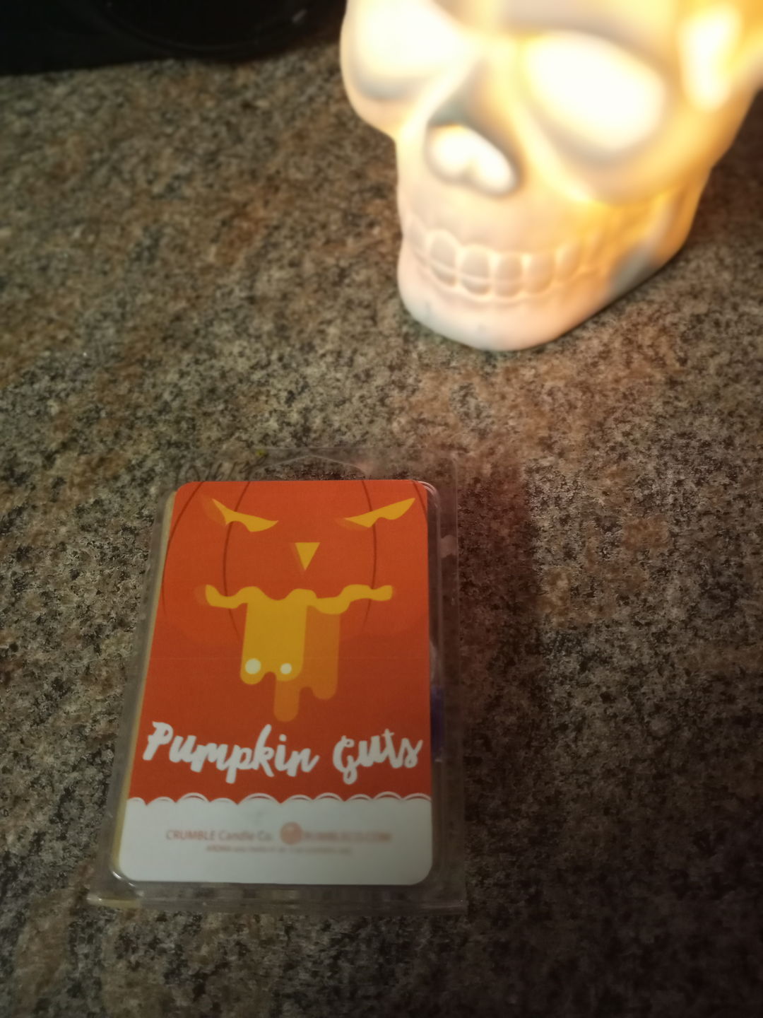 Customer photo review of Pumpkin Guts Wax Melt