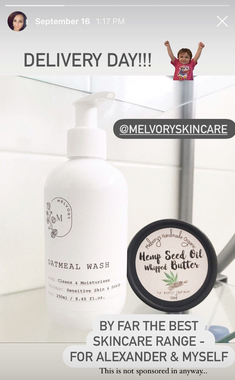 Customer photo review of Oatmeal Moisturising Wash