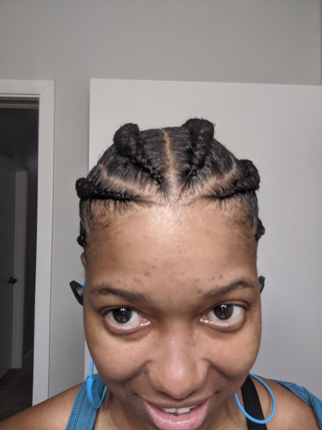 Customer photo review of Cleansing Avocado Shampoo