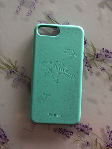 Customer photo review of Eco Friendly iPhone 6+/6S+/7+/8+ Phone Case - Turtle in Turquoise