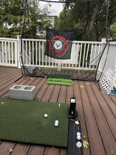 Customer photo review of SkyTrak Launch Monitor and Golf Simulator