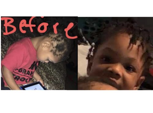 Customer photo review of Chad and India’s Root to Tip Bundle BACK IN STOCK. FREE SHIPPING