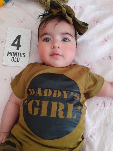 Customer photo review of Daddy's Girl Camo Set