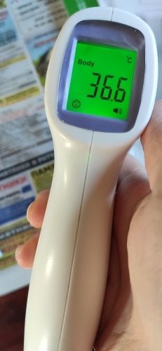 Customer photo review of TempCheckPro™ The Infared Digital Thermometer