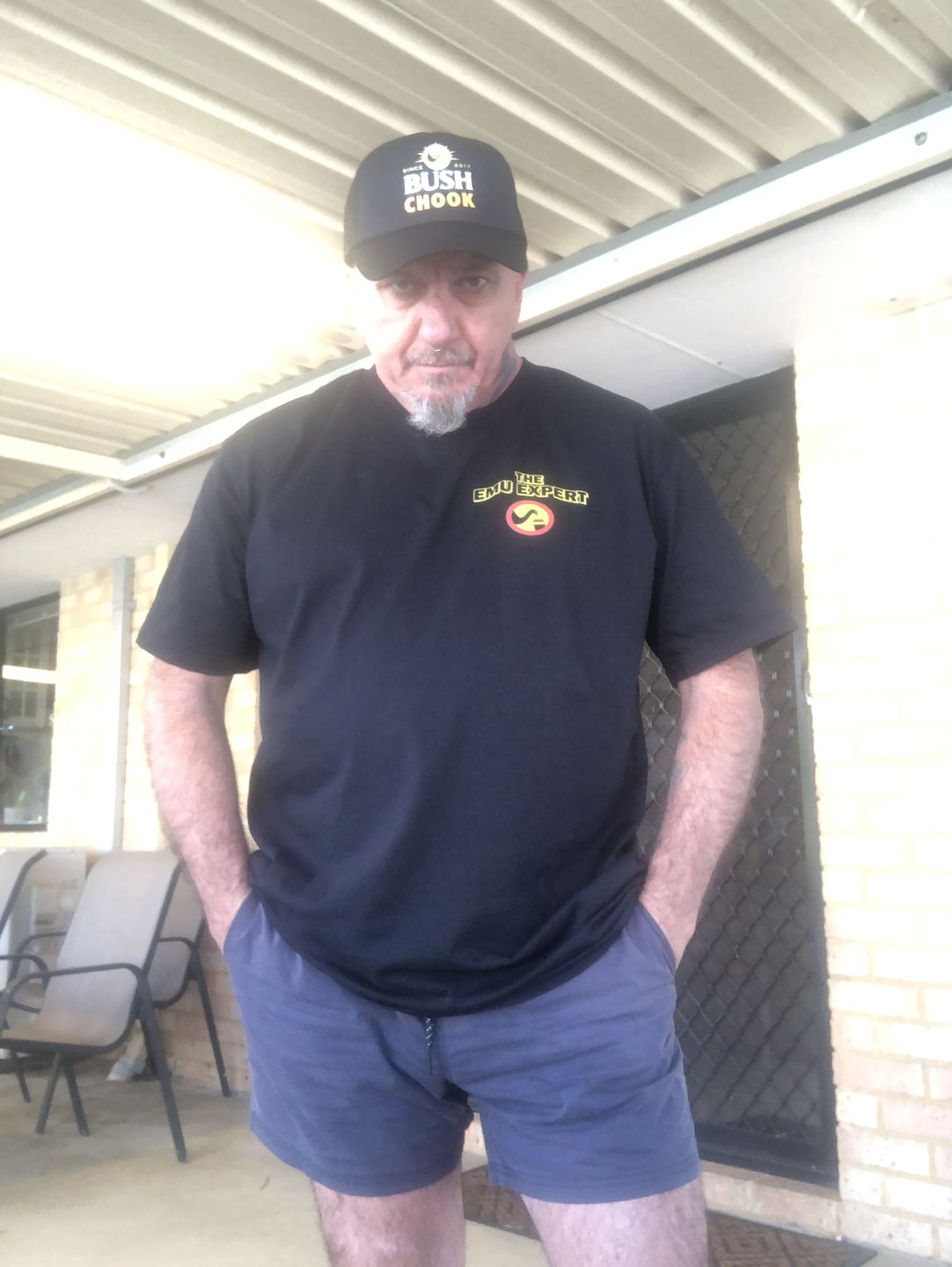 Customer photo review of Emu Expert Tee Black
