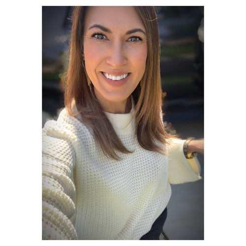 Customer photo review of Mason Waffle Knit Sweet Cream