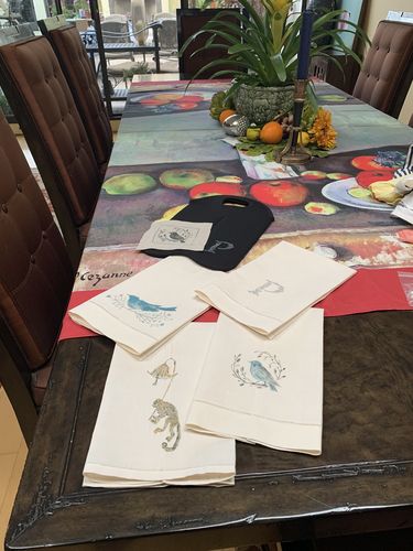 Customer photo review of Mesh Stencil - Toile - 18x12