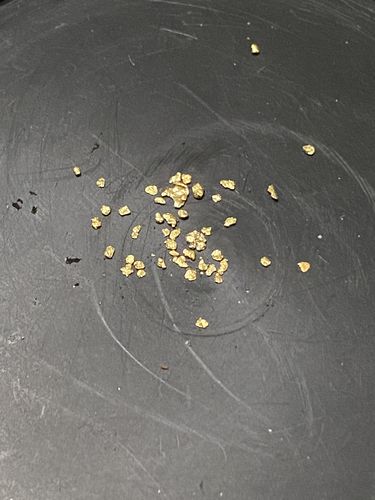 Customer photo review of Jackpot 'GOLD & PRECIOUS GEM' Panning Paydirt – Gold Prospecting Concentrate