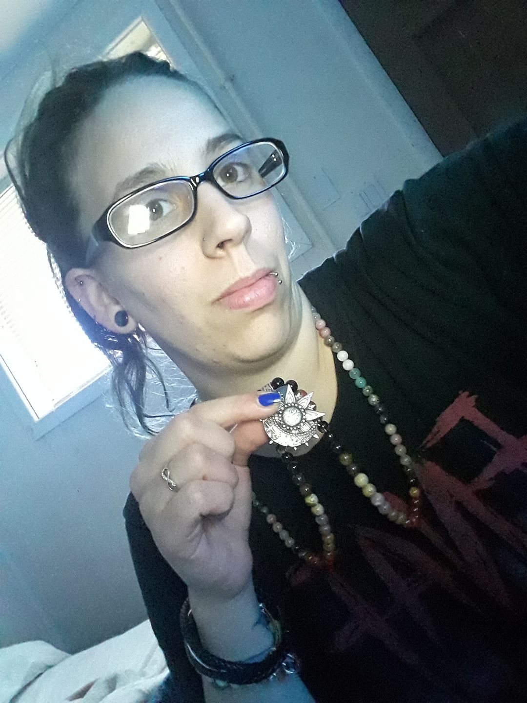 Customer photo review of 7 Chakra Gemstone Mala Bead