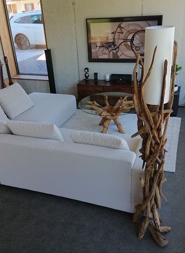 Customer photo review of Treibholz Stehlampe VILLA inkl. Lampenschirm