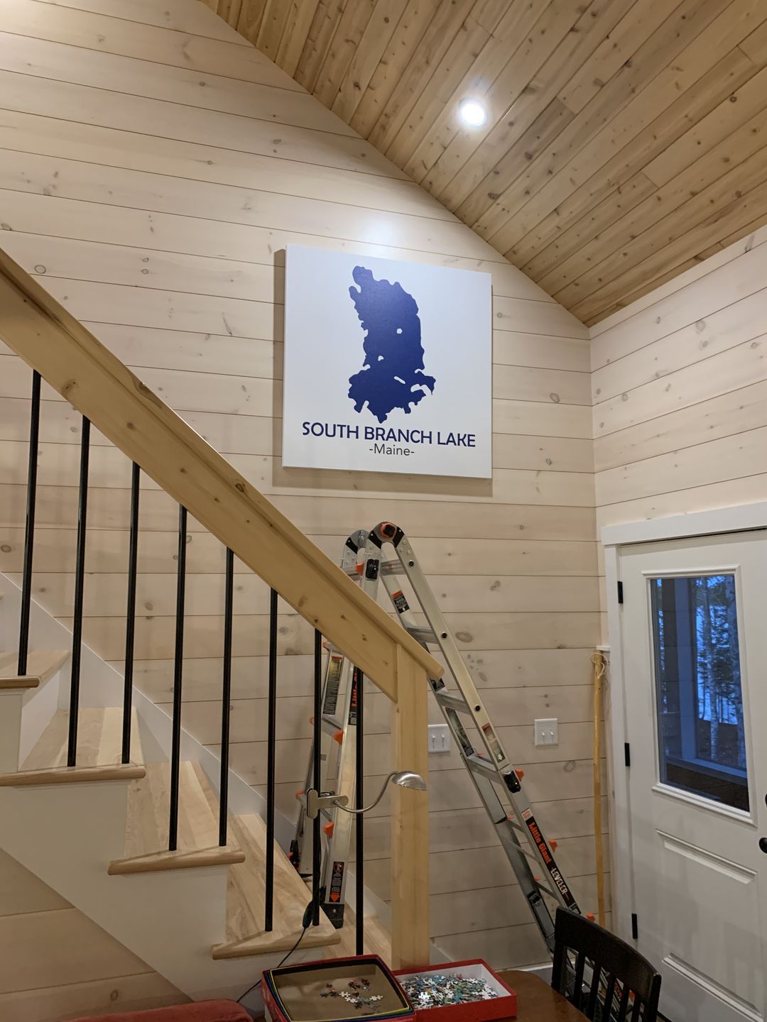 Customer photo review of Custom Lake Square Canvas