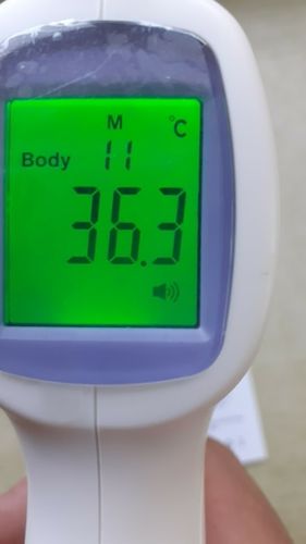 Customer photo review of TempCheckPro™ The Infared Digital Thermometer