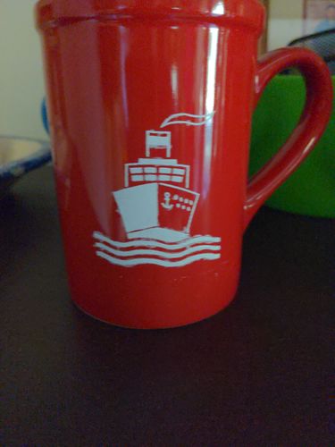 Customer photo review of No Bake Ceramic Paint - Angel Wings