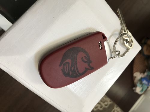 Customer photo review of Custom Scat Pack Key Fob Shell