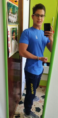 Customer photo review of BREATHE PERFORMANCE SHIRT (OCEAN BLUE)