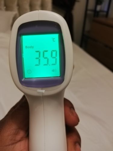 Customer photo review of TempCheckPro™ The Infared Digital Thermometer
