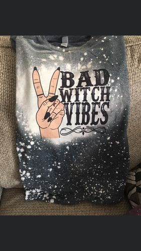 Customer photo review of Cute Bad Witch Vibes Tee