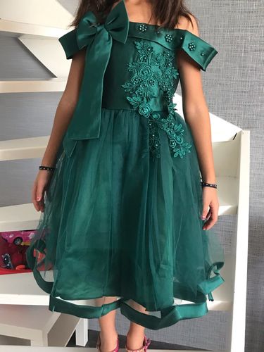 Customer photo review of Christmas Silk Princess Dress