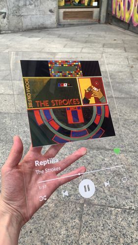 Customer photo review of PRINTEDIFY™ Placa personalizada de Spotify