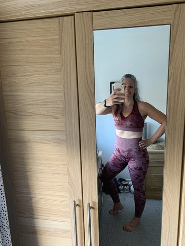 Customer photo review of Camo 2 Sports Bra Set