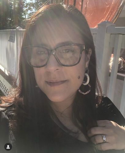 Customer photo review of ENCHANTED HOOP EARRING