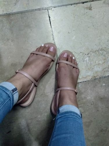 Customer photo review of Anna Old Rose Suede