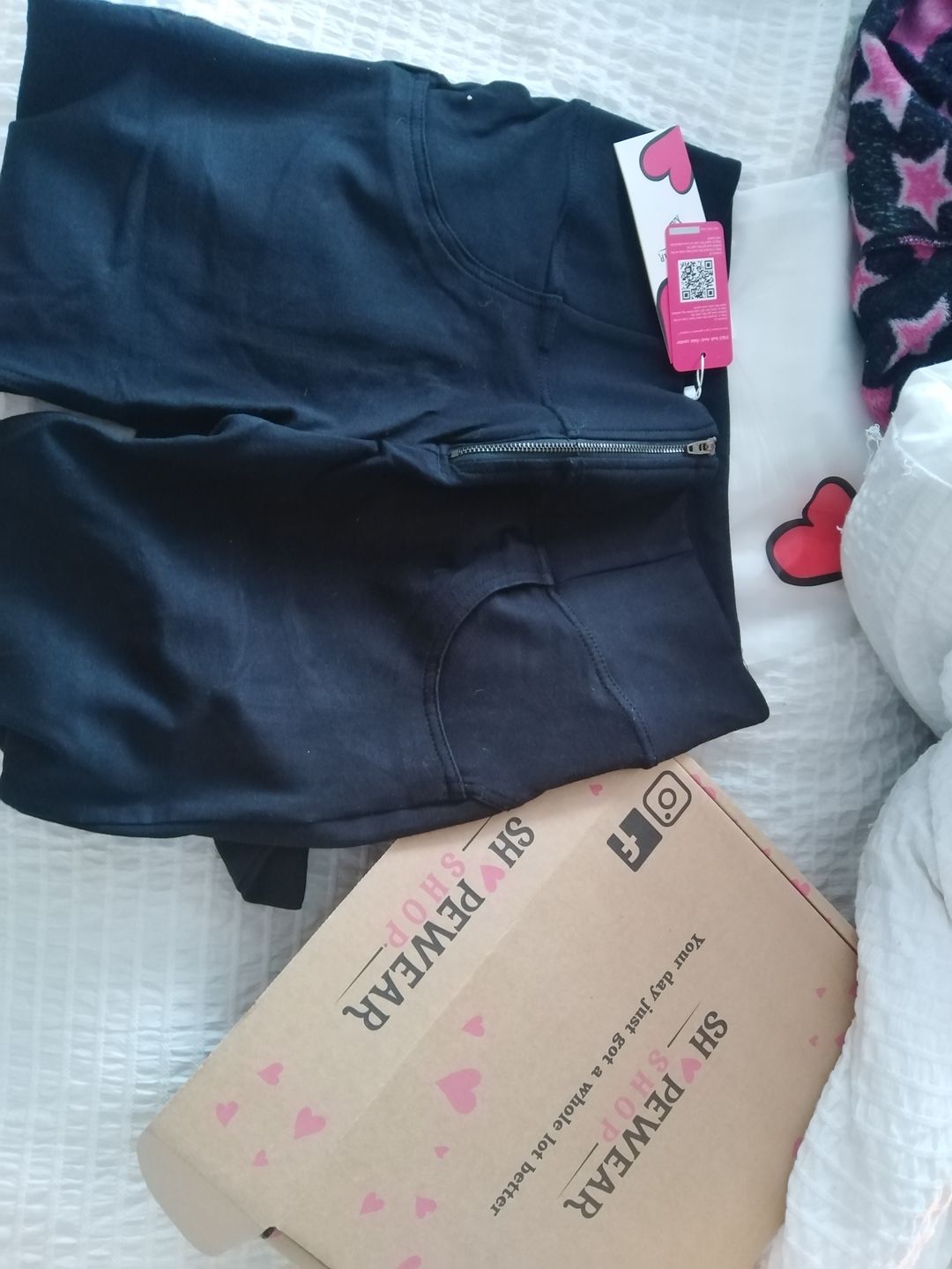 Customer photo review of High waist Butt lifting Jeggings - Black