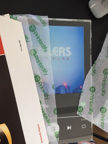 Customer photo review of PRINTEDIFY™ Placa personalizada de Spotify