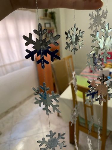 Customer photo review of Christmas Snowflakes Decoration