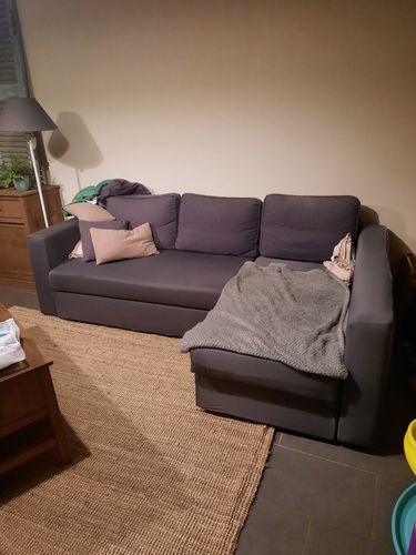 Customer photo review of Gris anthracite - Housses Extensibles de Fauteuil et Canapé - La Maison des Housses