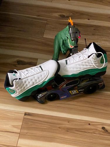 Customer photo review of Charity Raffle Air Jordan 13 Retro "Lucky Green"