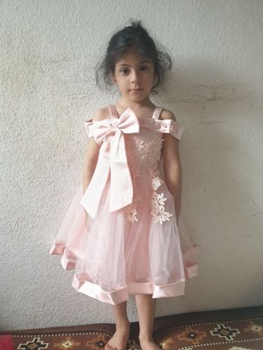 Customer photo review of Christmas Silk Princess Dress
