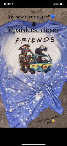 Customer photo review of Cute Friends Scooby Doo Mystery Machine Halloween Tee