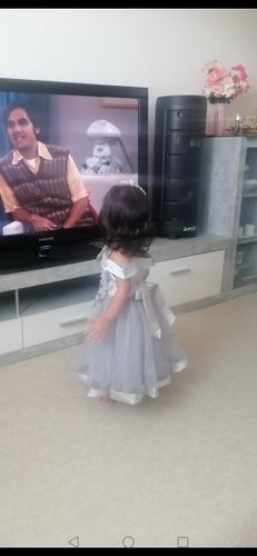 Customer photo review of Christmas Silk Princess Dress