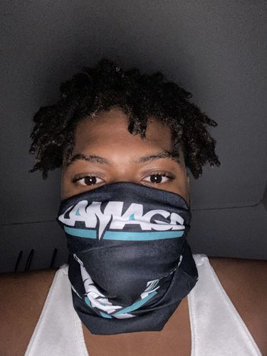 Customer photo review of Zamage Face Mask Neck Gaiter