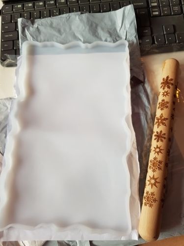 Customer photo review of Christmas 3D Rolling Pin
