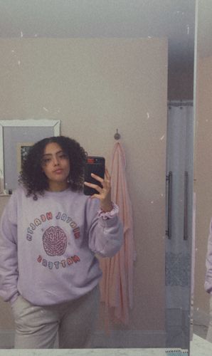 Customer photo review of Mental Health Matters (Brain) -- Sweatshirt