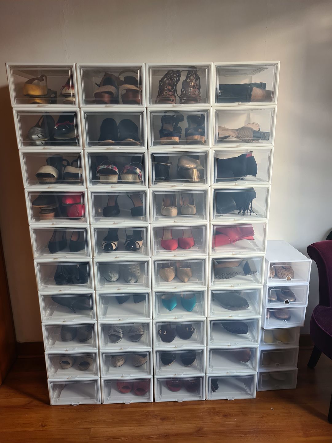 Customer photo review of Organizador de zapatos (caja unitaria)