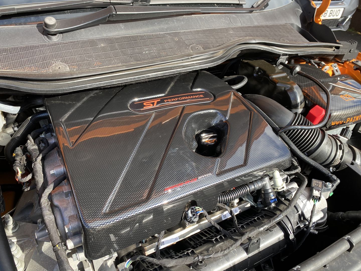 Customer photo review of Proform Engine Cover - MK8 Fiesta ST