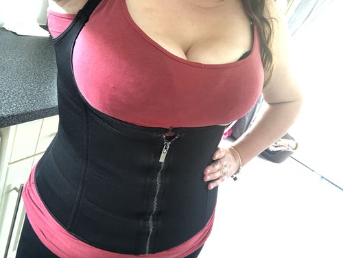 Customer photo review of Zipper Vest Waist Trainer