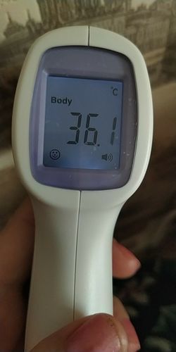 Customer photo review of TempCheckPro™ The Infared Digital Thermometer