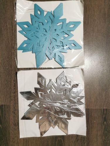 Customer photo review of Christmas Snowflakes Decoration