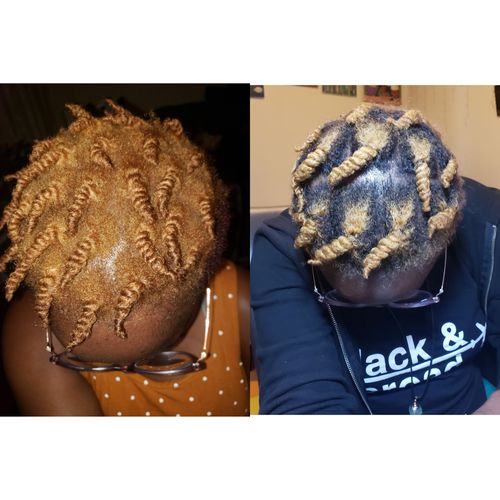 Customer photo review of Flower Bomb Hair Growth Oil