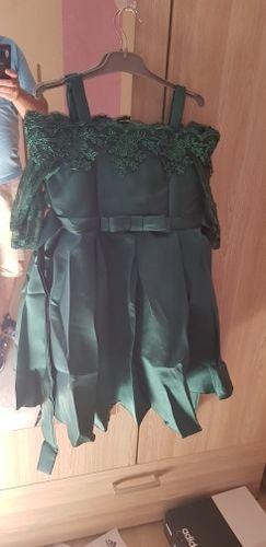 Customer photo review of Christmas Silk Princess Dress