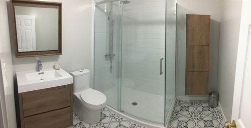 Customer photo review of Bliss 30", Kubebath Modern Beachwood Vanity