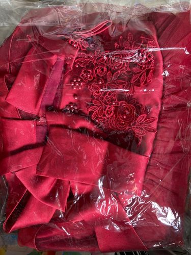 Customer photo review of Christmas Silk Princess Dress