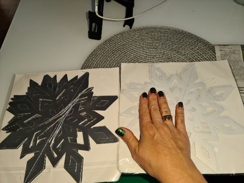 Customer photo review of Christmas Snowflakes Decoration